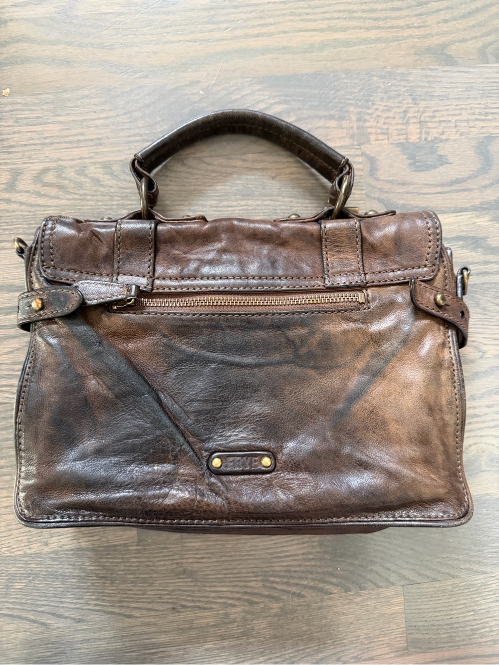 Frye Cameron Leather Satchel Bag - Picture 3 of 15